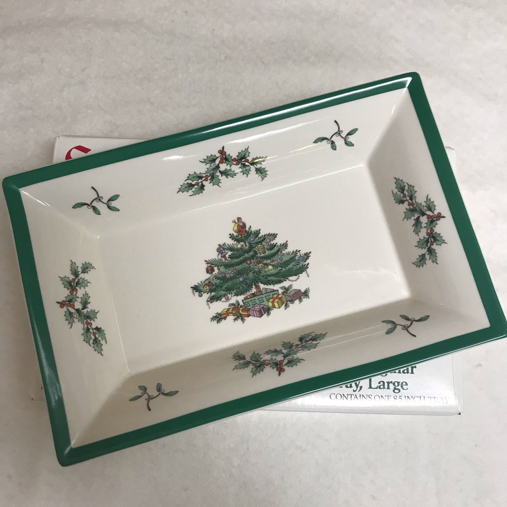 Spode Christmas Tree rectangular tray